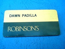 VINTAGE ROBINSON'S EMPLOYEE