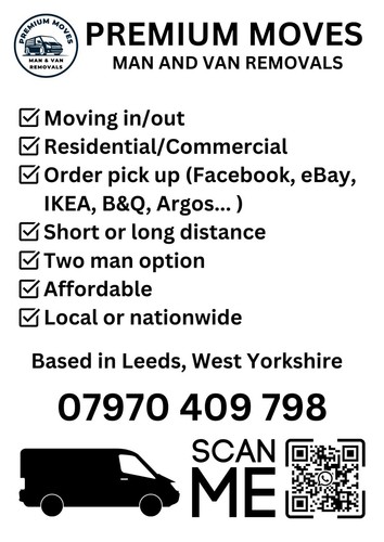 Man with van - a, removal