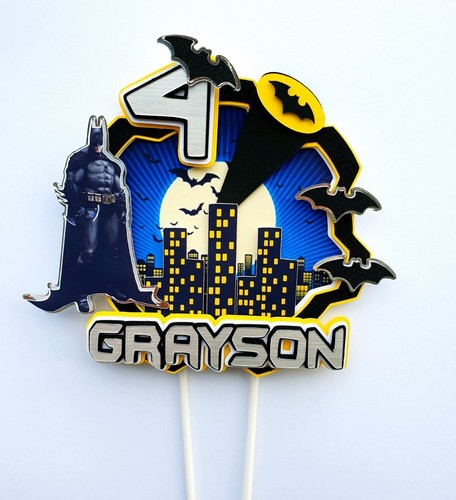 Personalised batman cake - personalised,