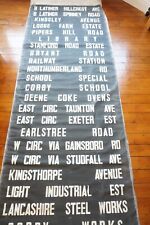 Northampton Area Bus Tram Destination Linen Blind Huge - Over 16m!