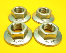 4 x Genuine ALKO M27 Thread - 36mm 'ONE SHOT' Flanged Hub Nuts Caravan - 582506