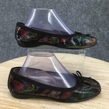 Aerosoles Shoes Womens 8.5 Homebet Ballet Flats Multicolor Slip On Mesh Bow