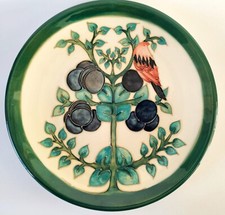 Moorcroft Plate Plum Tree and