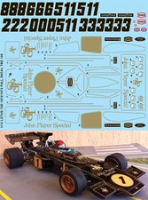 1/12 DECALS for F1 LOTUS 72D