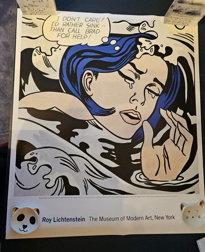 Drowning girl roy lichtenstein - girl,