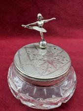 Sterling Solid Silver Music Box For Music Ballerina Swiss