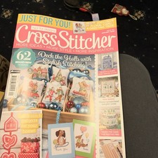 Cross Stitcher magazine Jan 2026 Christmas + Token of Love luxury card kit