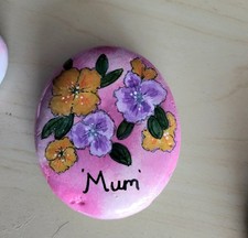 Hand Painted Resin Coated