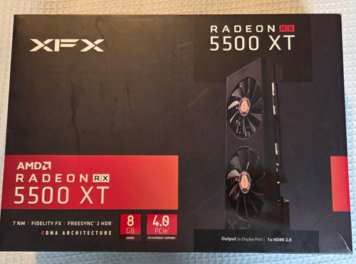 Xfx amd radeon 5500 8gb - radeon,