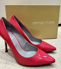 Sergio Rossi Raspberry Pointed