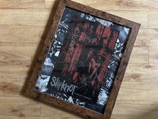 Signed Slipknot poster with