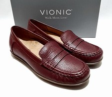 Vionic marcy burgundy loafer - vionic,