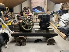 1920’s Vintage Stone And Brick Crusher Sturtevant London Lister Diesel Engine