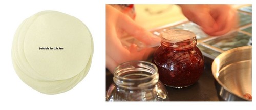 200 wax jampot discs - jampot, circles