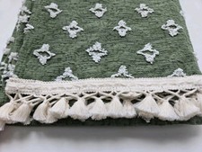 100% Cotton Green Shabby Chic