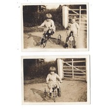 Young Children Riding