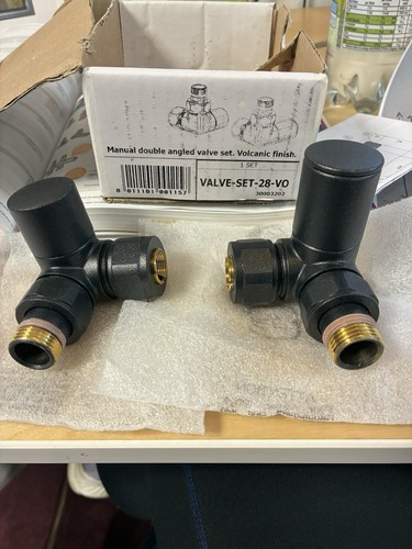 Radiator valves double angled - radiator,
