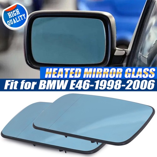 Pair wing mirror glass blue - mirror,