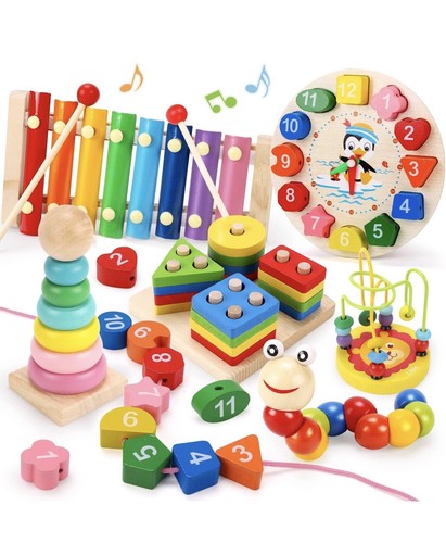1wooden montessori toy - 8, in