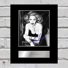 Madonna Signed Mounted Photo Display #3 Gift Picture Print