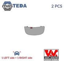 4394834 REAR VIEW MIRROR GLASS PAIR LHD ONLY VAN WEZEL 2PCS FOR RENAULT