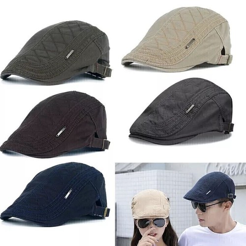 Mens linen flat cap - linen,