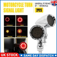 2X Motorcycle Amber Red Turn