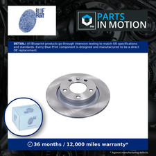 2x Brake Discs Pair Solid fits