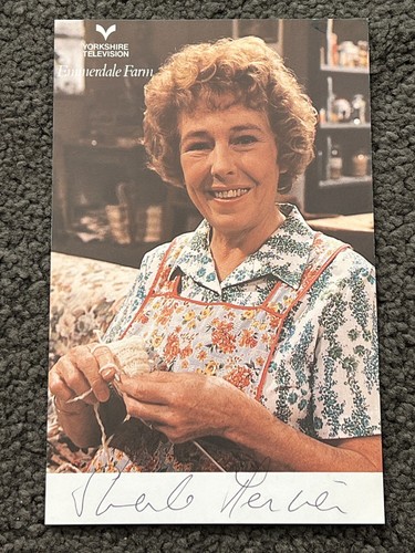 Hand signed emmerdale farm - hand,