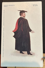 1902 Vintage Postcard Oxford University Robes Master of Arts