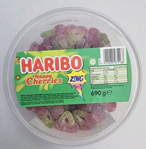 Haribo zing cherry - cherry, tub