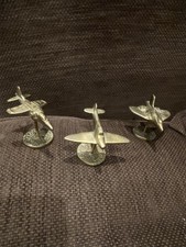 Vintage set of 3 Brass Model