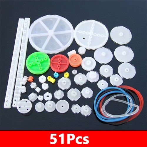 51pcs plastic gears set - plastic,