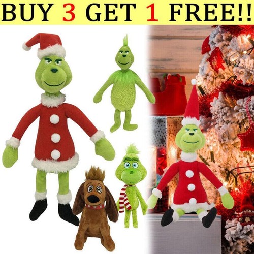 Christmas grinch plush doll - plush,