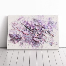 Dewdrops Upon A Lilac Leaf