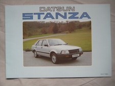 1983 Datsun Stanza Brochure Pub.No. S24.E614.60m.7.83