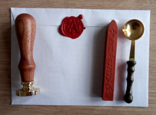 LETTER A ENVELOPE WAX SEAL
