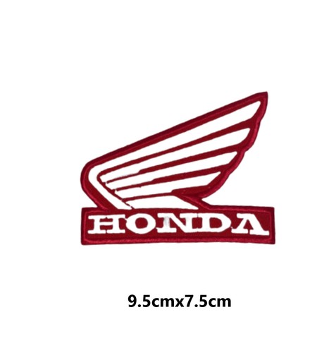Honda biker embroidered patch - embroidered,