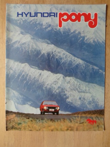 Hyundai pony orig 1982 - hyundai,
