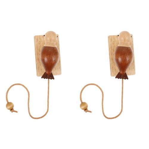Set wood door knocker - wood,