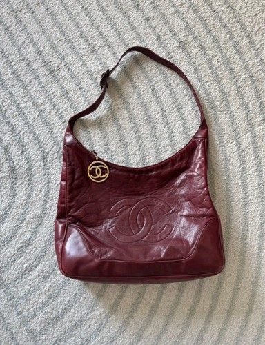 Chanel rare vintage - chanel, burgundy