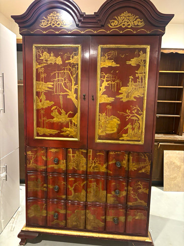 Large vintage chinoiserie - large,