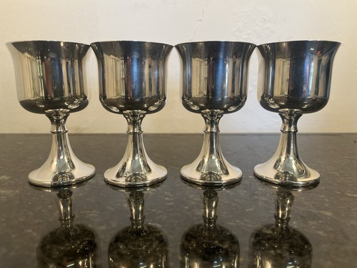 Ianthe silver plated goblets - silver,