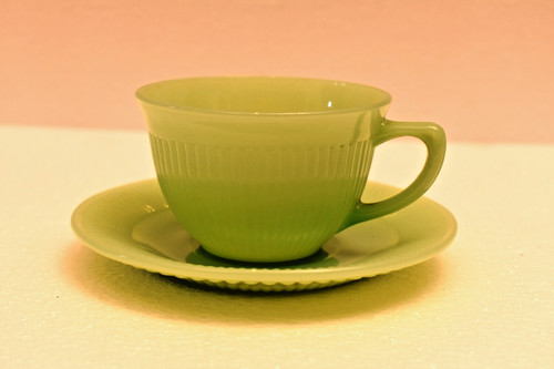 Vintage jadeite green glass - vintage,