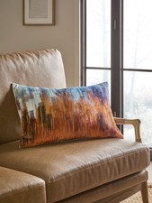 Abstract Velvet Cushion 40 x 59 cm Next