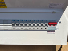 Flush Hager Metal Clad 14 Way 100 Amp Consumer Unit