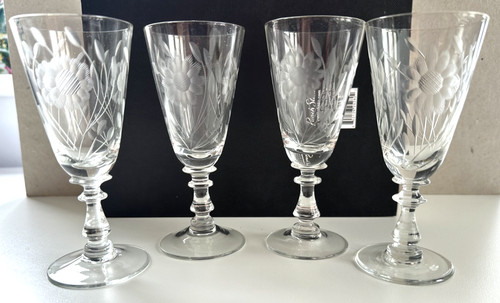 Set vintage etched - vintage,, daisy