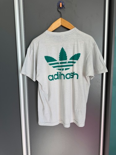 Vintage 80s adihash shirt - vintage,