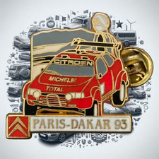 Collectors Pin - Car/Auto - Citroen "ZX 16V Rally Dakar 1993" - Excellent Condition