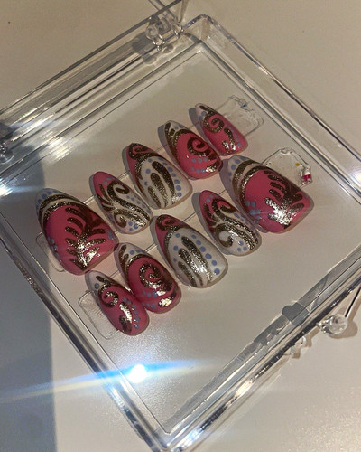 Press nails almond - nails, full